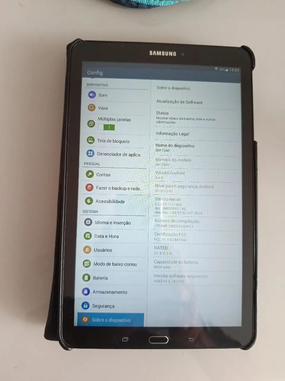 Tablet Samsung Galaxy T560