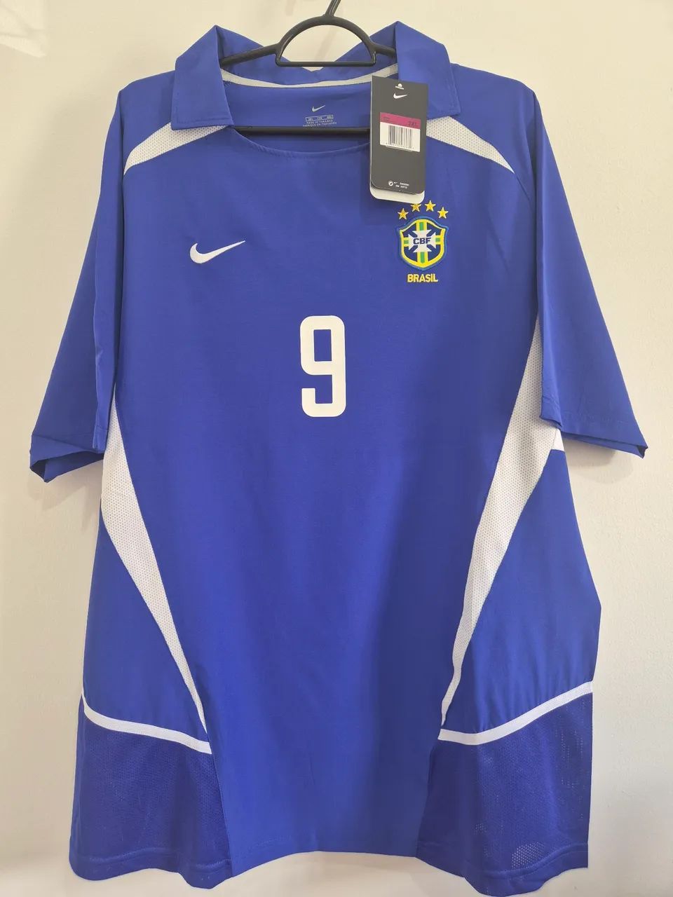 Camisa retrô brasil - ronaldo