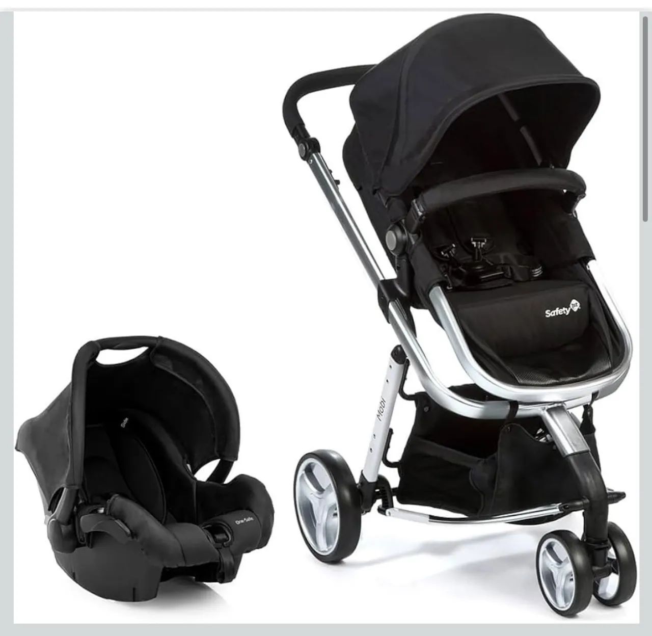 Vende-se carrinho safety first com bebê conforto  - Foto 5
