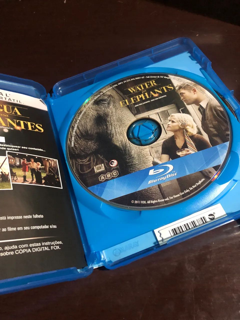 Bluray e DVD Filme Água para Elefantes Duplo - Foto 3