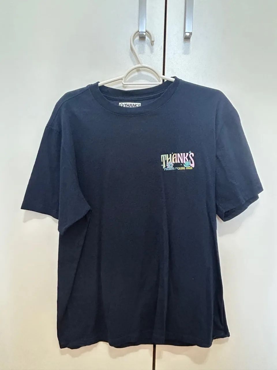 Camisa Thanks Feeling Fucking High 