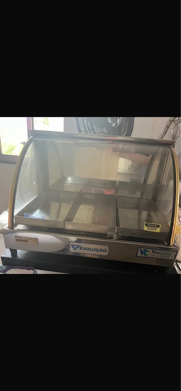 Estufa para salgados 3 bandejas