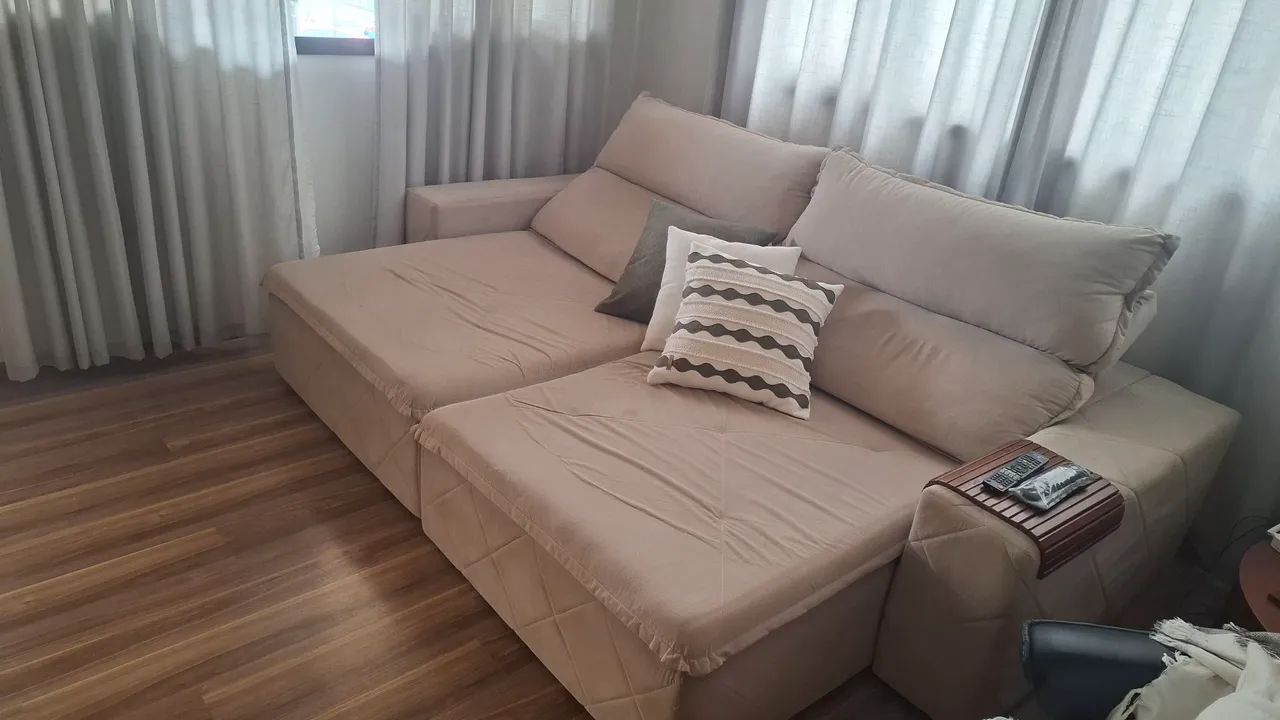 Sofá retrátil 4 lugares  - Foto 2