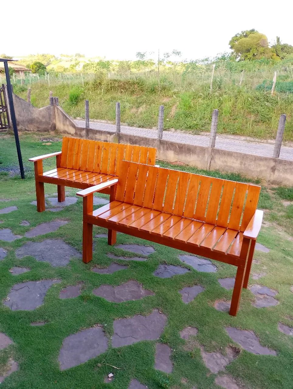 Banco de madeira 