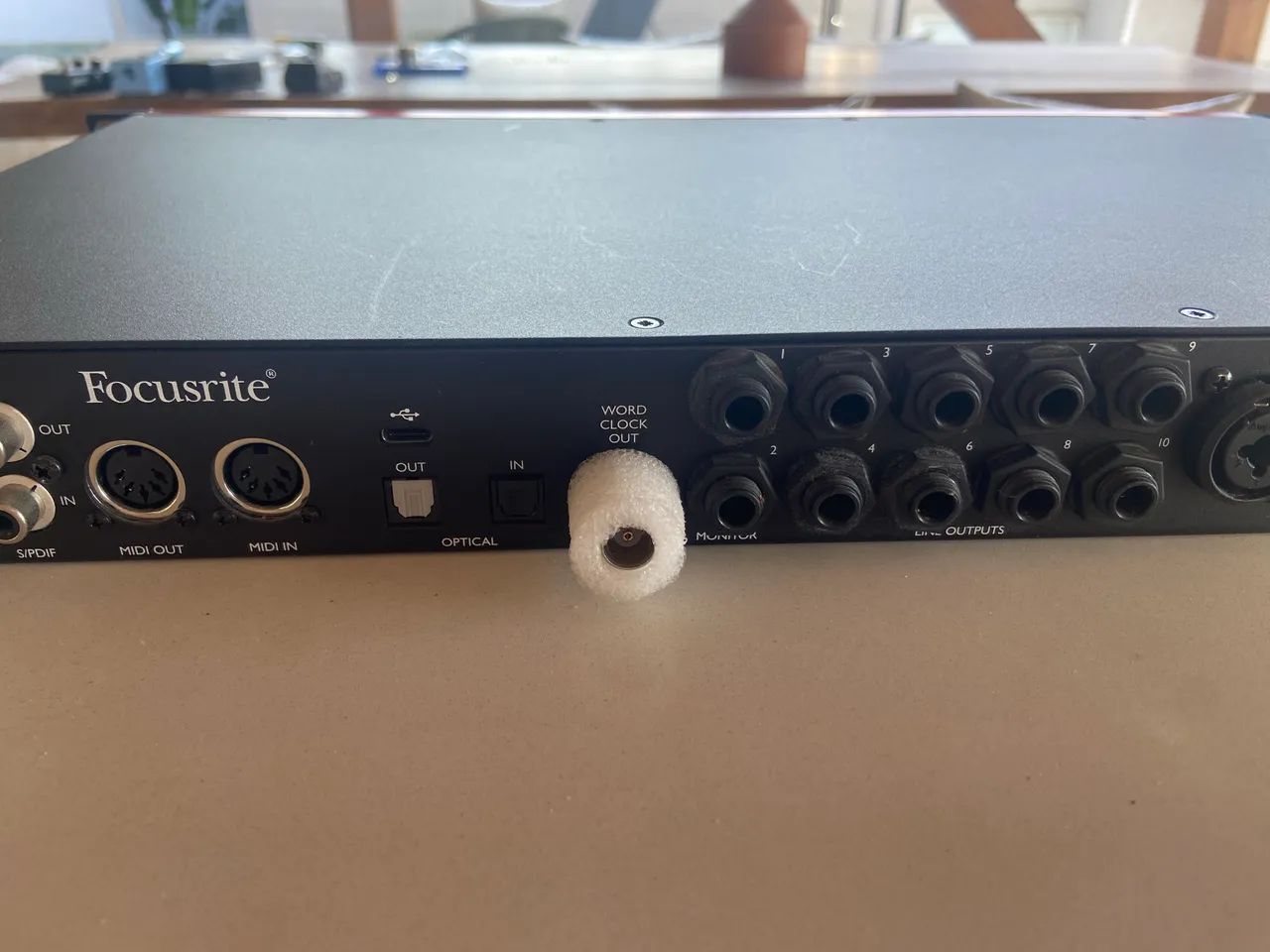 Interface de áudio: Focusrite Clarett+ 8 Pre - Seminovo! - Foto 3