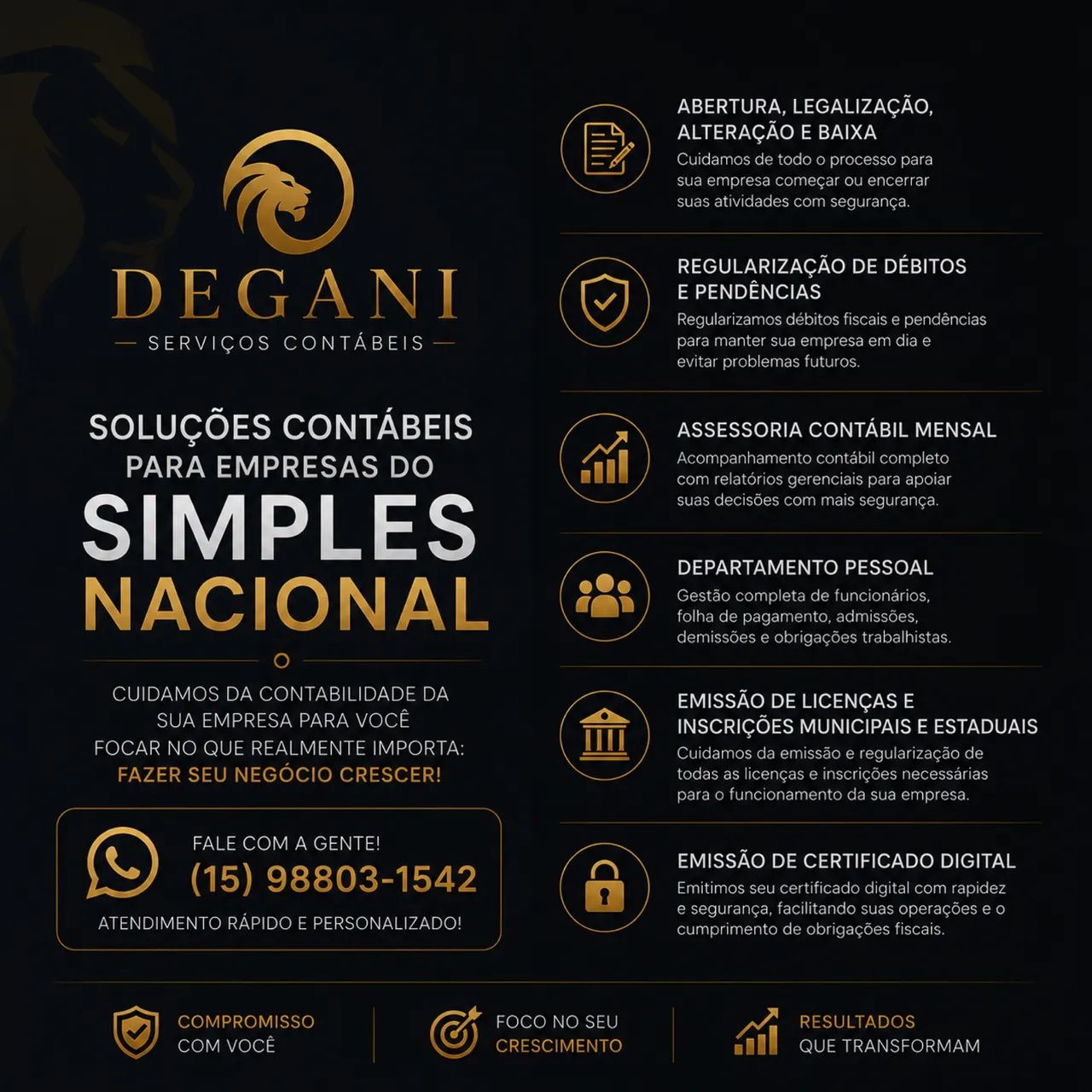 Serviços contábeis 