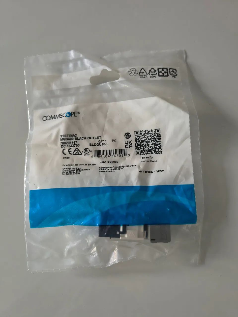 Keystone CAT6 COMMSCOPE HAPPY outlet 