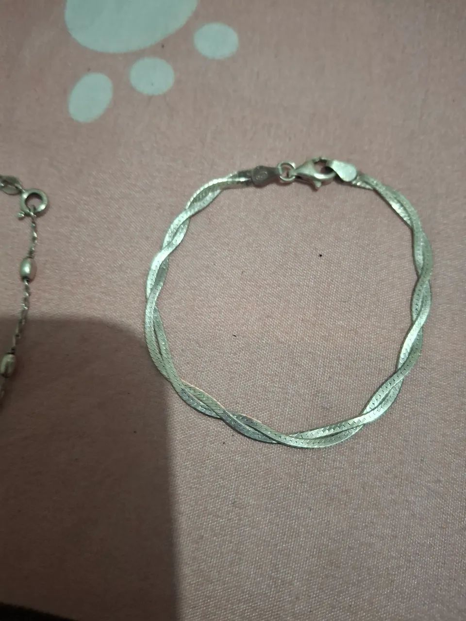 2 pulseiras prata 925 por 60 - Foto 4
