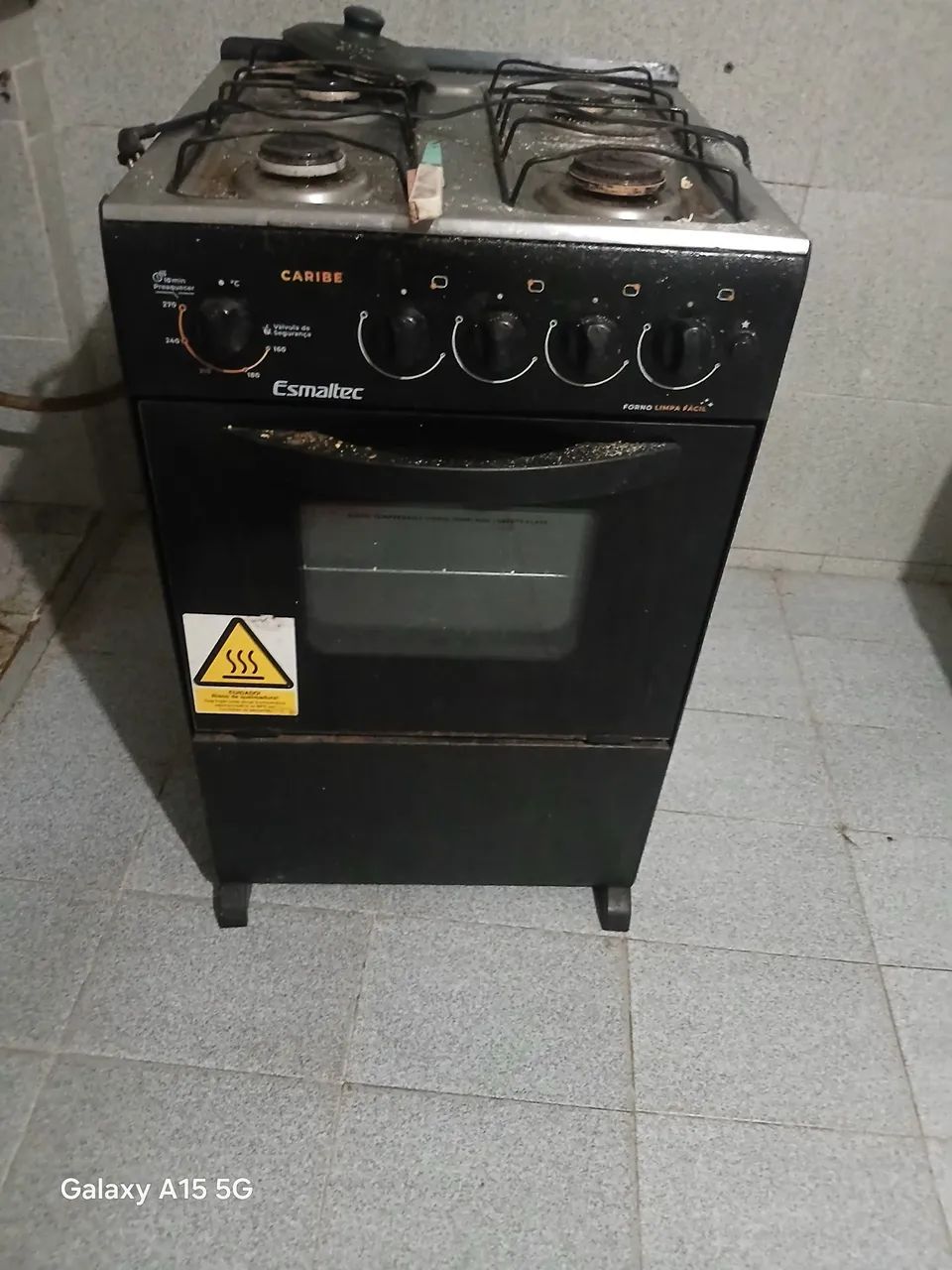 Fogão 4 bocas acendimento elétrico