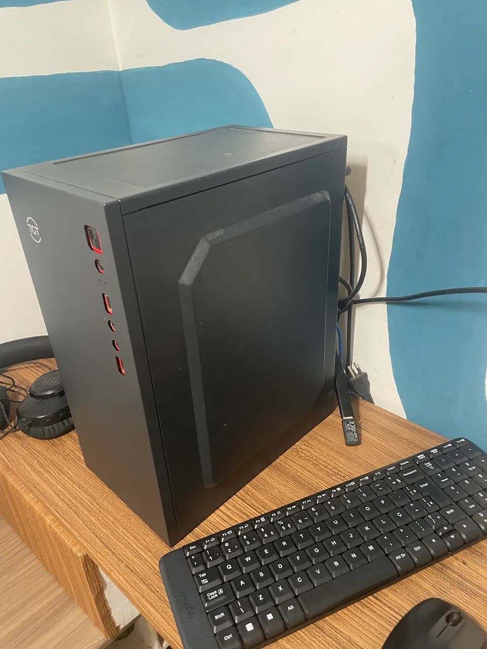 PC Ryzen 5 + Setup Dual Monitor (2 Telas) + Kit Logitech Novo