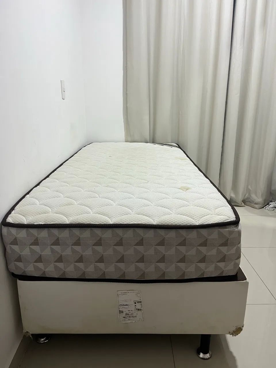Bicama de solteiro + colchão de solteiro  - Foto 2
