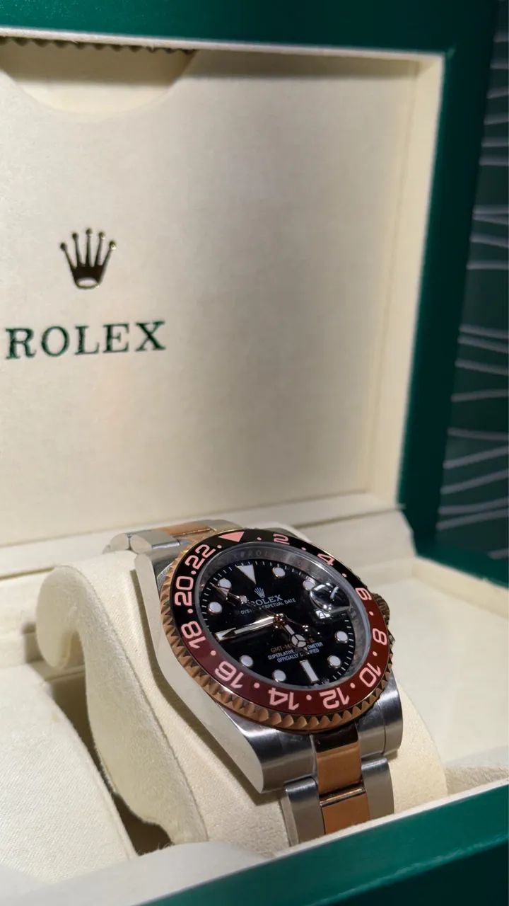 Relógio Rolex GMT - Master Root beer super clone  - Foto 4