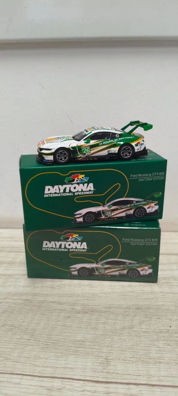 ミニカー Ford Mustang GT3 #26 DAYTONA EDITION Ford Mustang Gt3 #26 Daytona Edition Mgt01091 - Hobbies e coleções