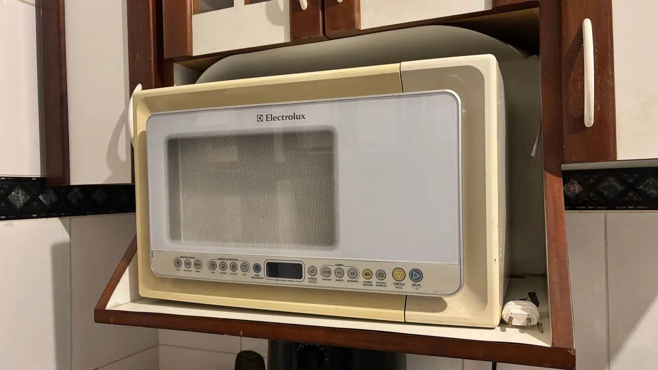 Microondas com defeito