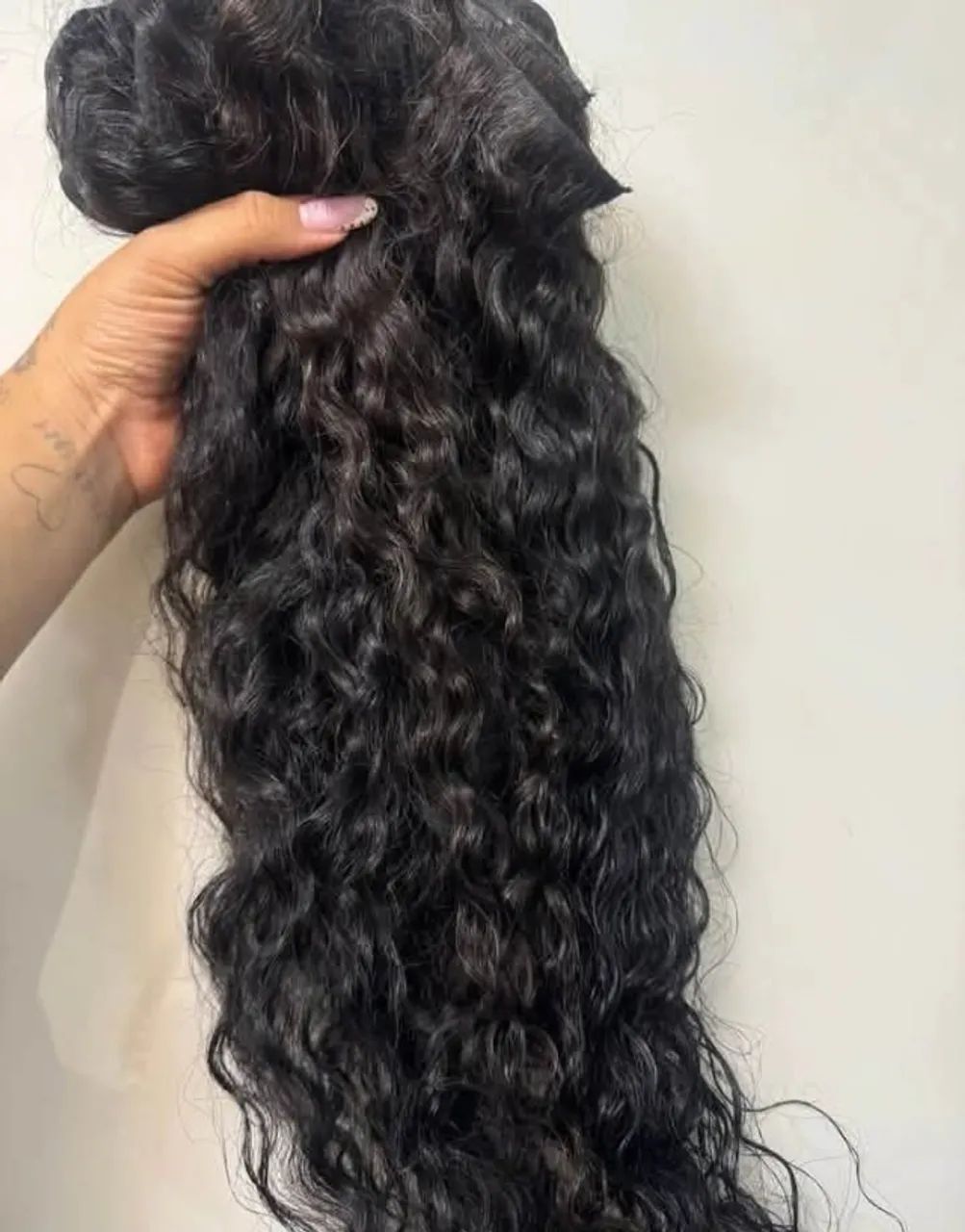 Cabelo toque  humano 70 cm 3  telas   - Foto 3