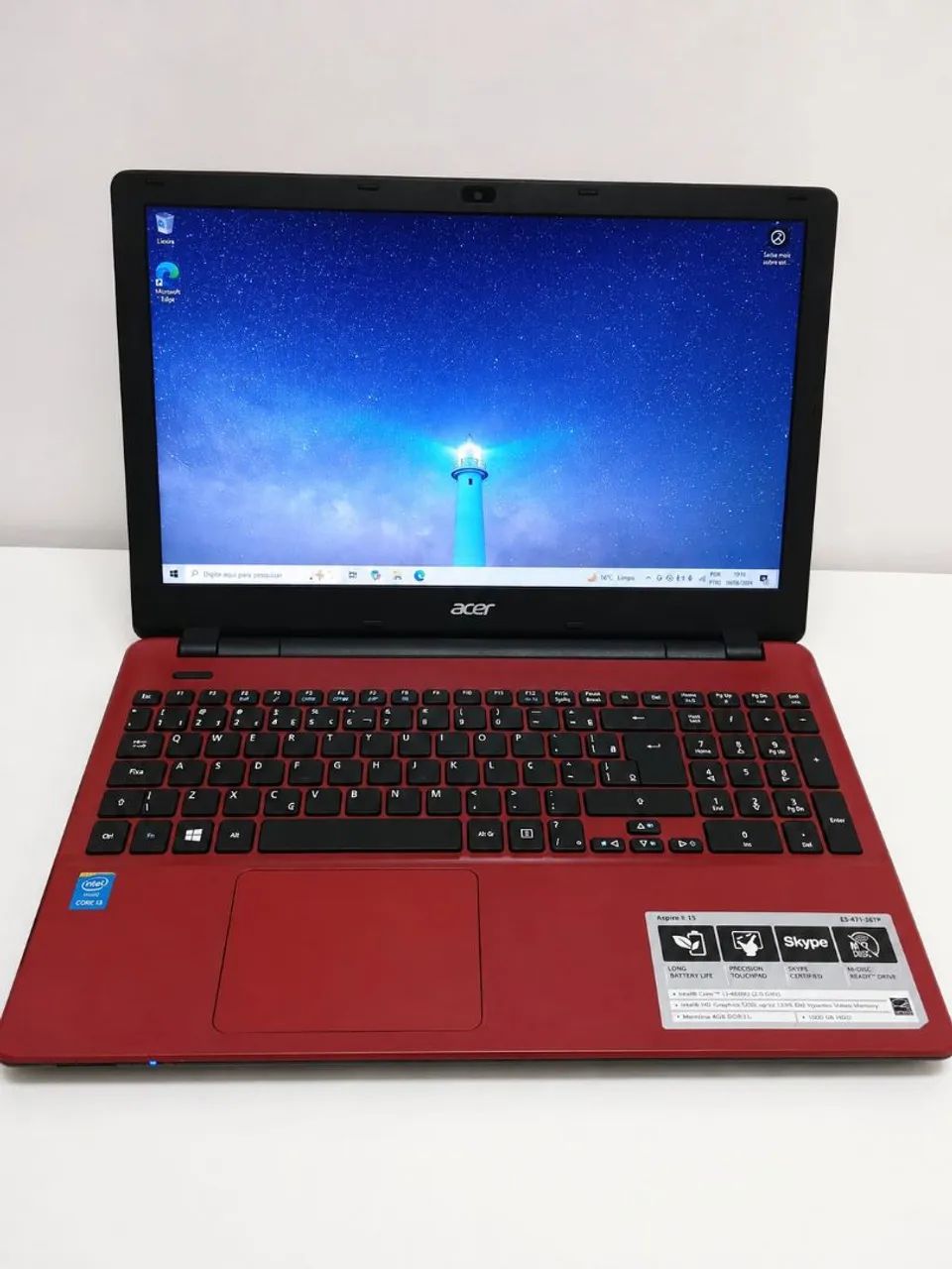 Notebook acer aspire E-15 