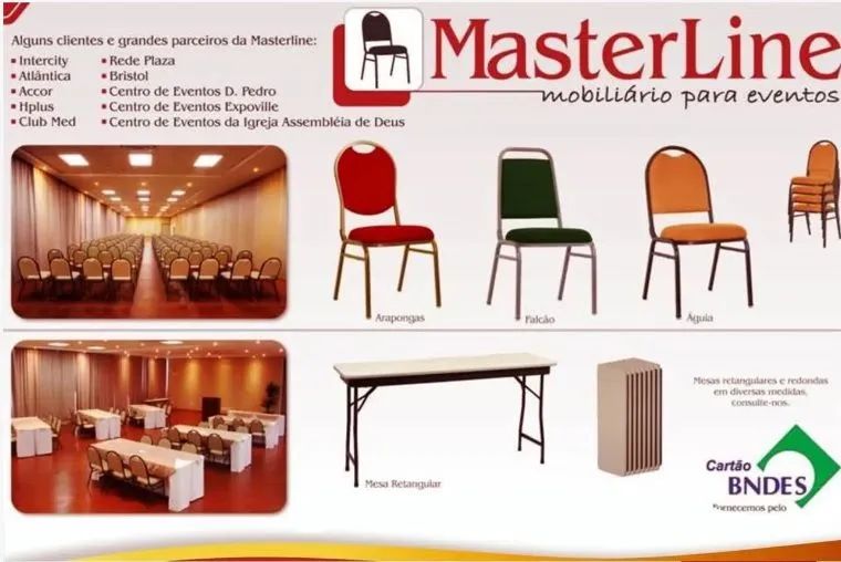 Cadeiras para eventos 