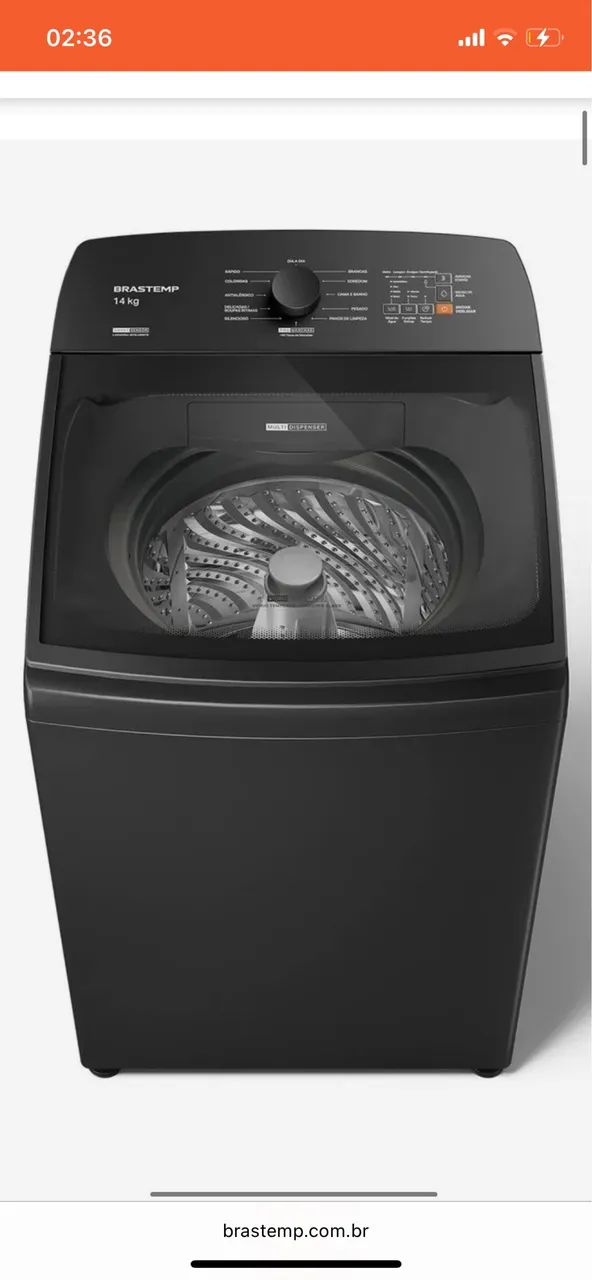 Máquina de lavar Brastemp  cinza 