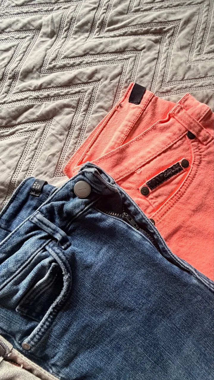 Calça jeans Zera e Calvin Klein (kit com 4 calças) - Foto 2