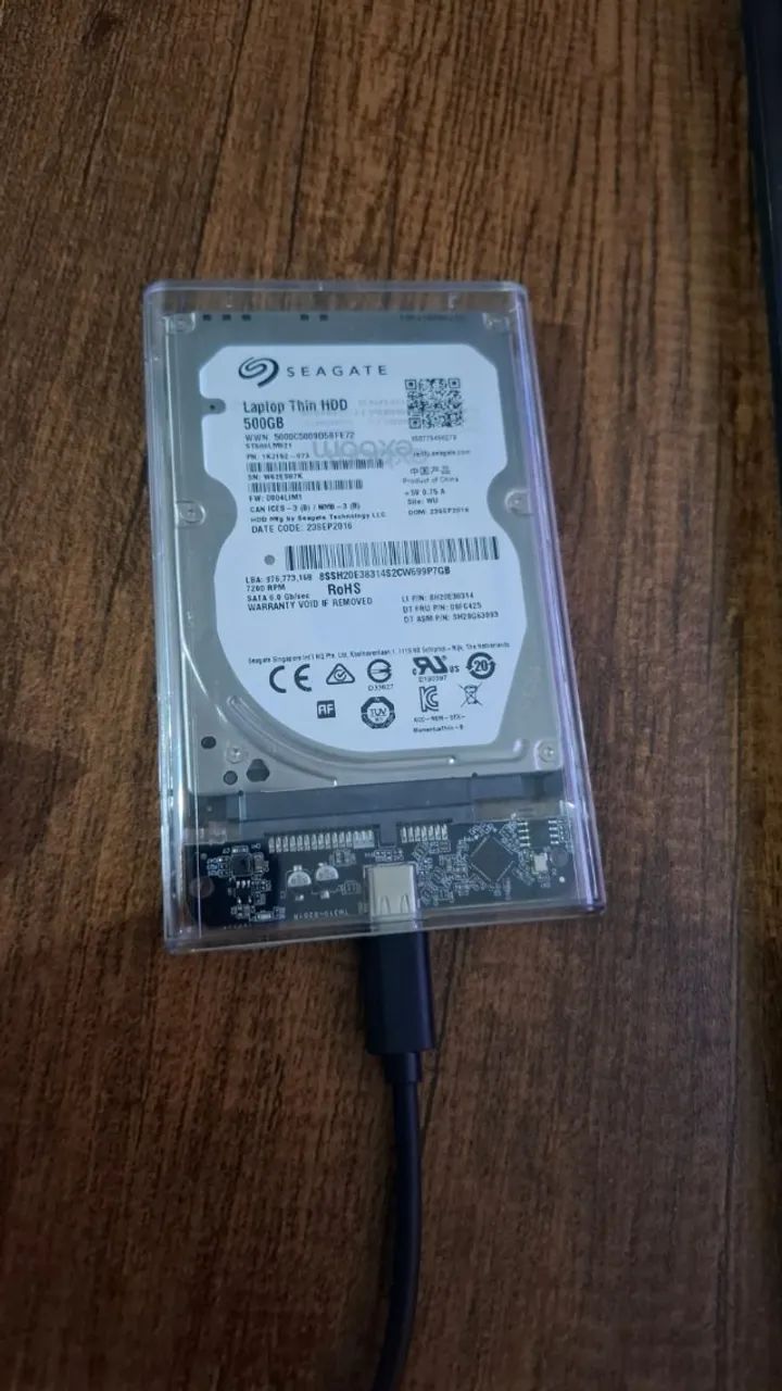 HD 500GB EXTERNO SEAGATE SATA 6