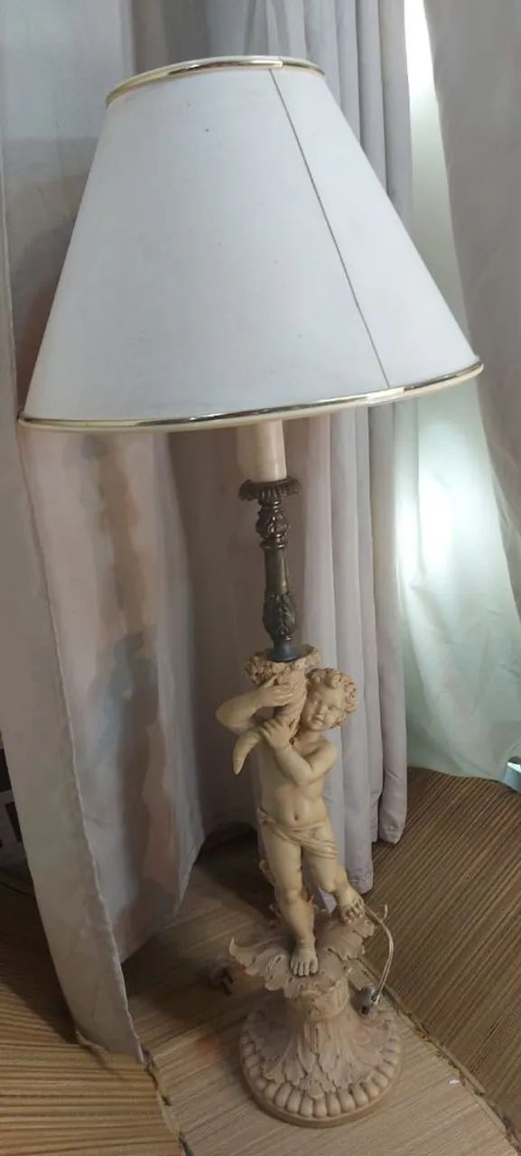 Lustre de bronze  e resina - Foto 4