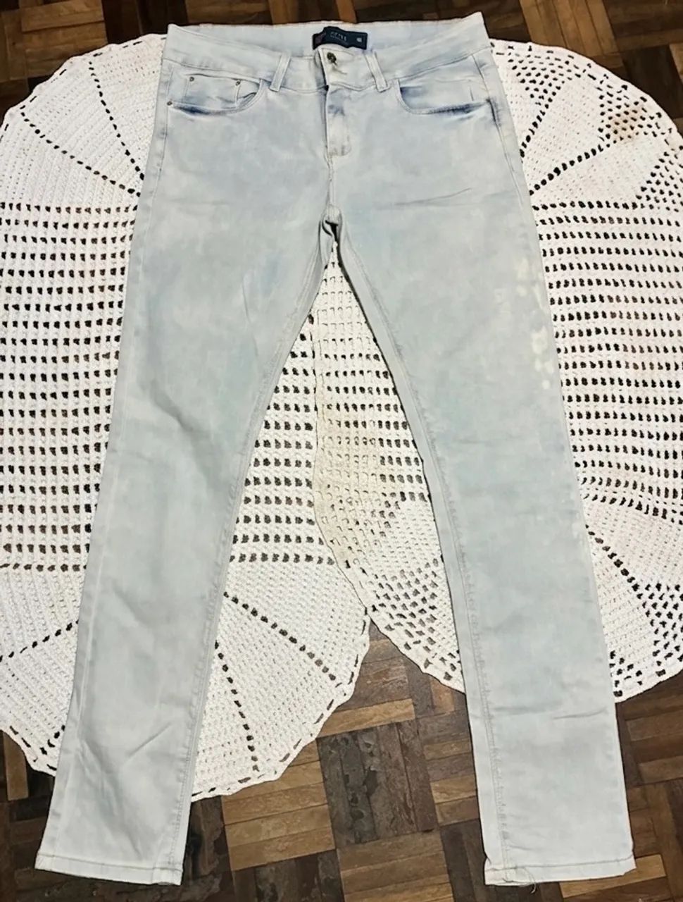 calça pool jeans tamanho 46