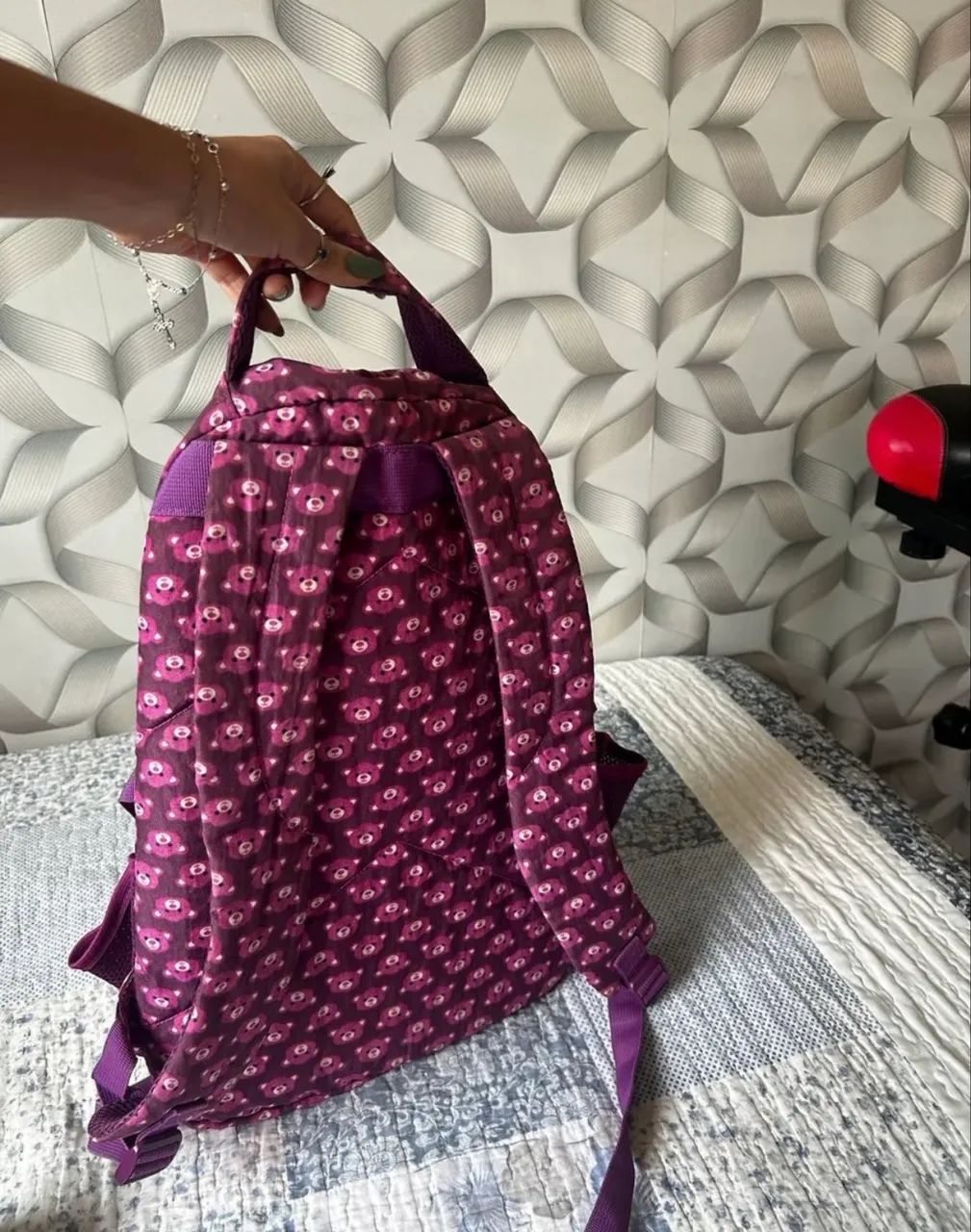Mochila da republic vix NOVINHA - MATERIAL TIPO O DA KIPLING  - Foto 4