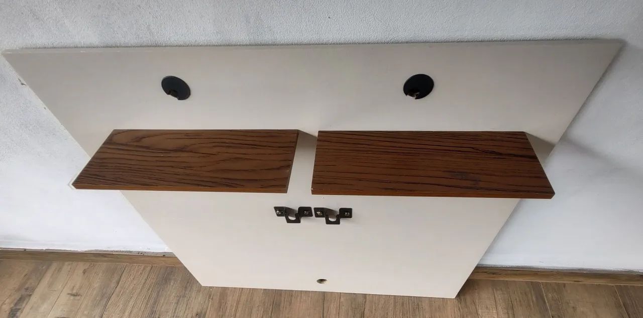 Painel de Parede 90x90cm com Prateleiras - Moderno e Funcional - Foto 4