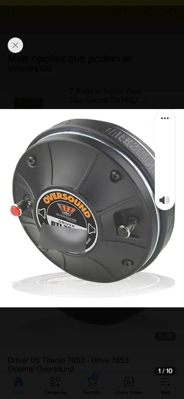 2 DRIVE TITANIO OVERSOUND DTI 7653