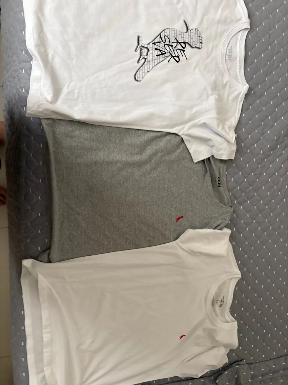 Kit 3 camisas reserva manga curta