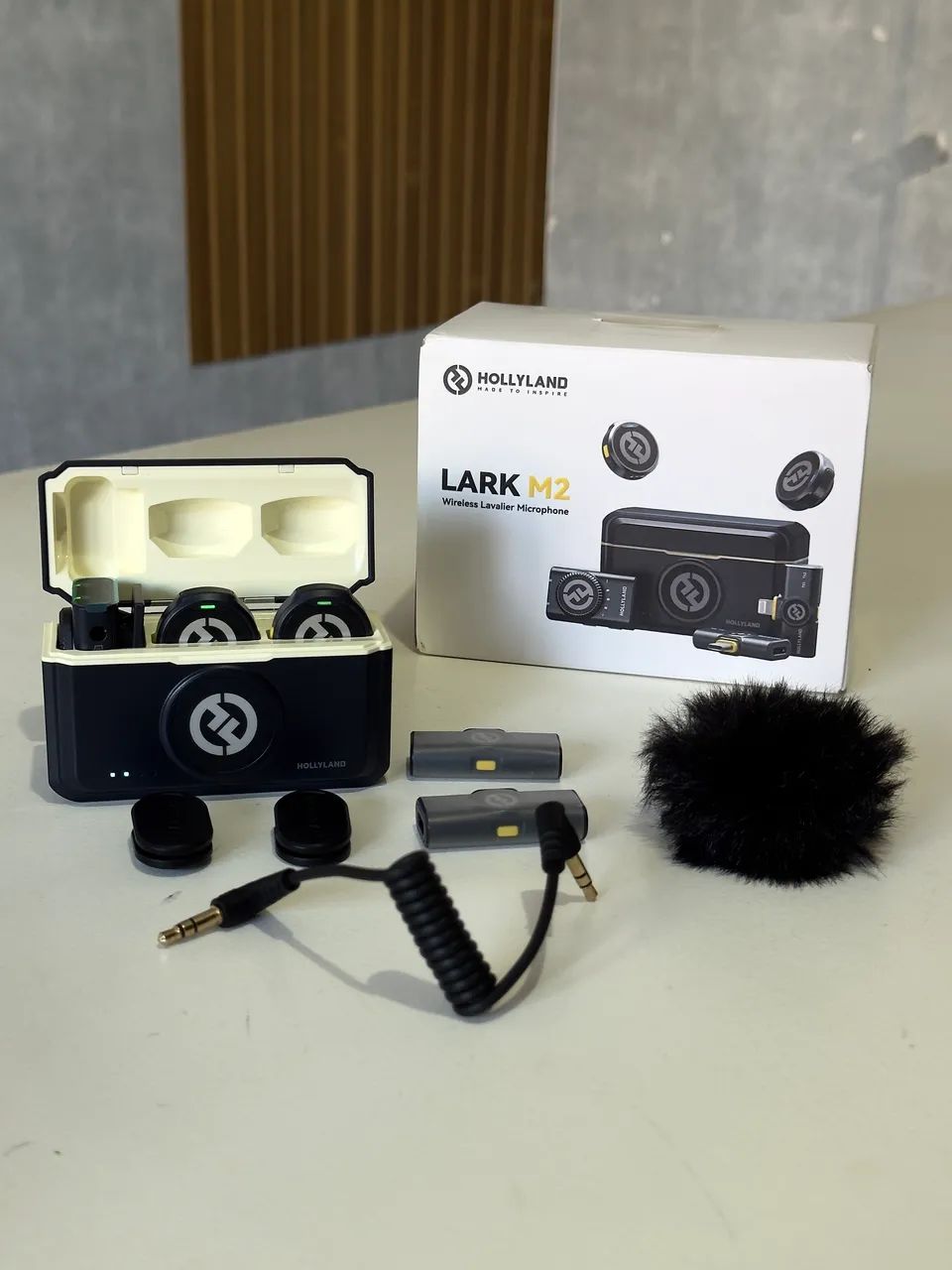 Microfone Hollyland lark m2 - combo 