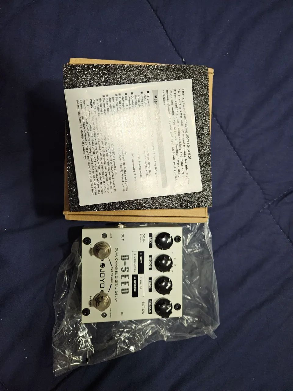 Pedal D-Seed Joyo Delay (openbox) - Instrumentos musicais