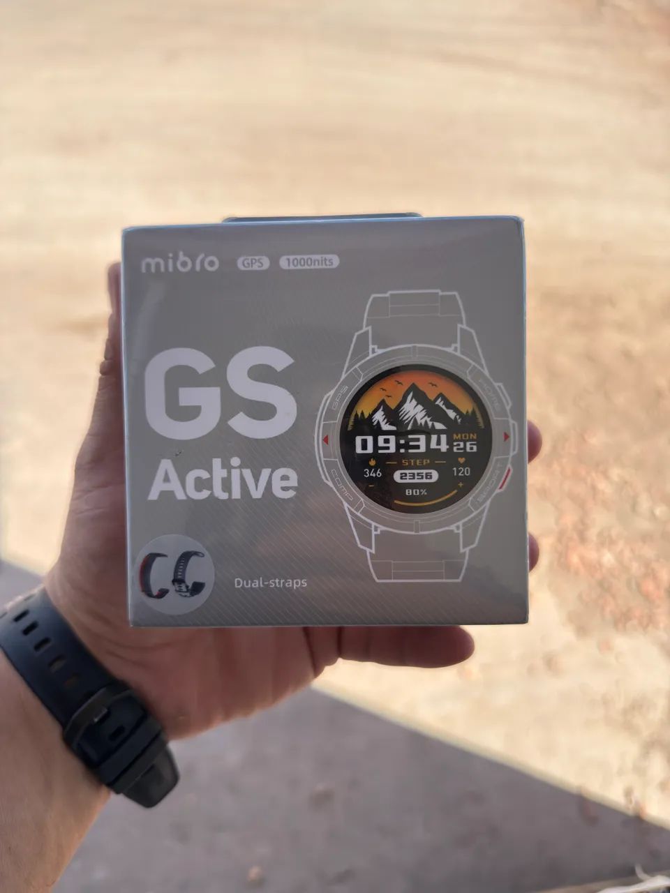 Smartwatch Mibro GS Active GPS - 1000 Nits + 2 Pulseiras - Foto 3