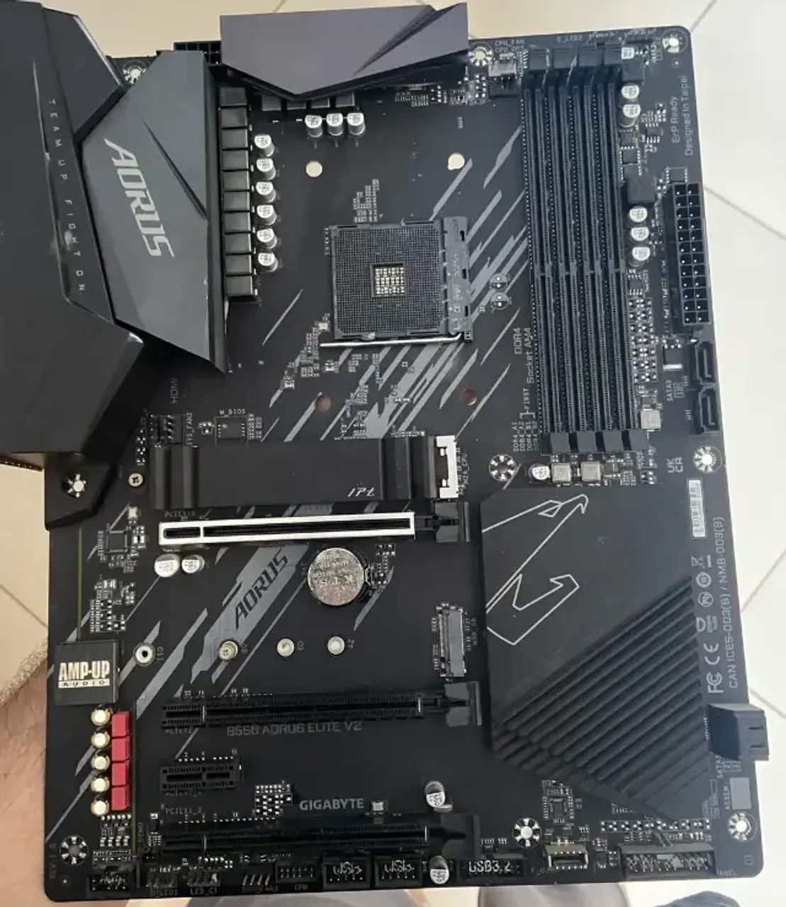 Placa Mãe B550 Aorus Elite V2 Preto