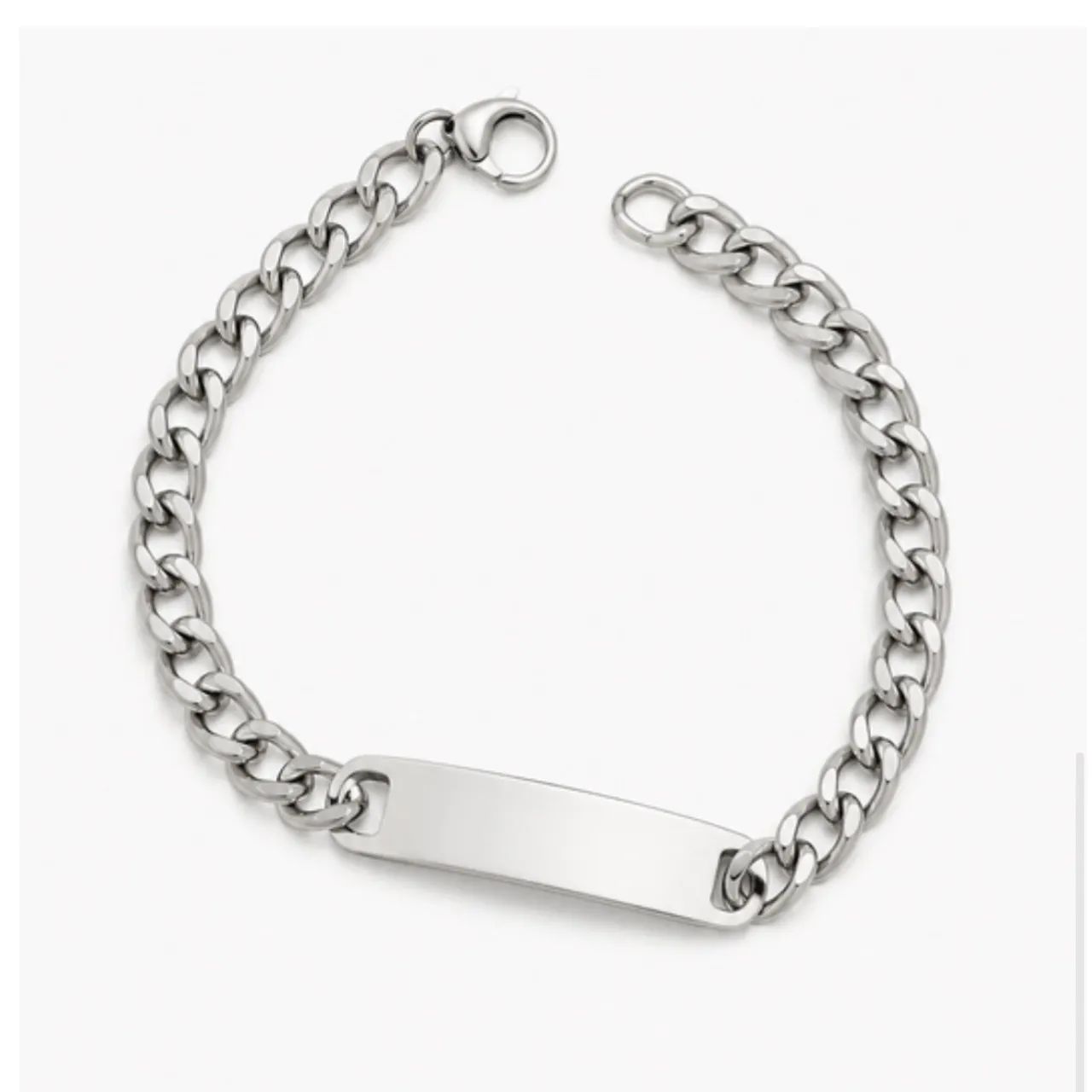 Pulseira placa personalizável  - Foto 2