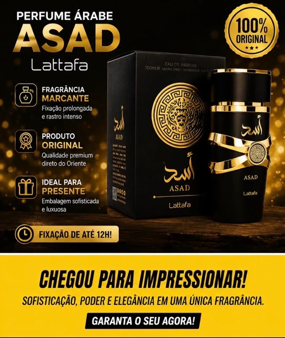 PERFUME ARABE ASAD LATTAFA / ORIGINAL - Foto 2