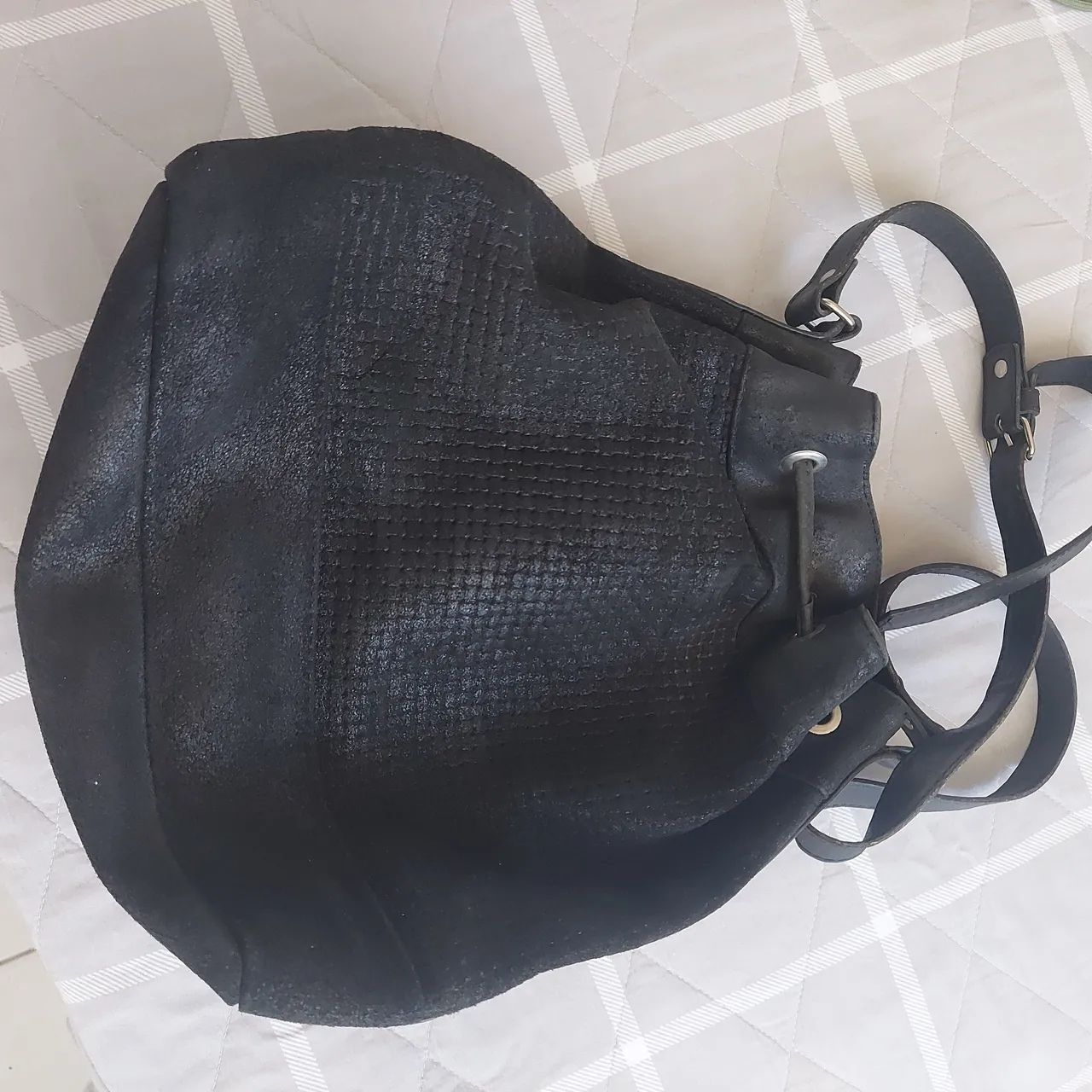 Bolsa iodice em couro legitimo  - Foto 2