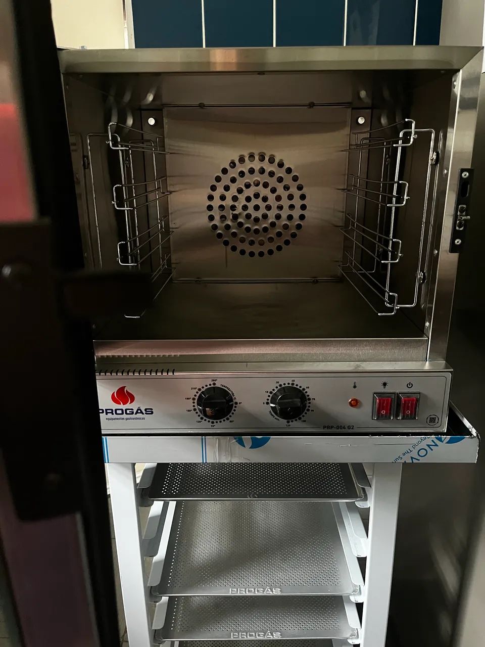 FORNO PROGÁS TURBO FAST + MESA ORIGINAL | SEMI-NOVO  - Foto 2