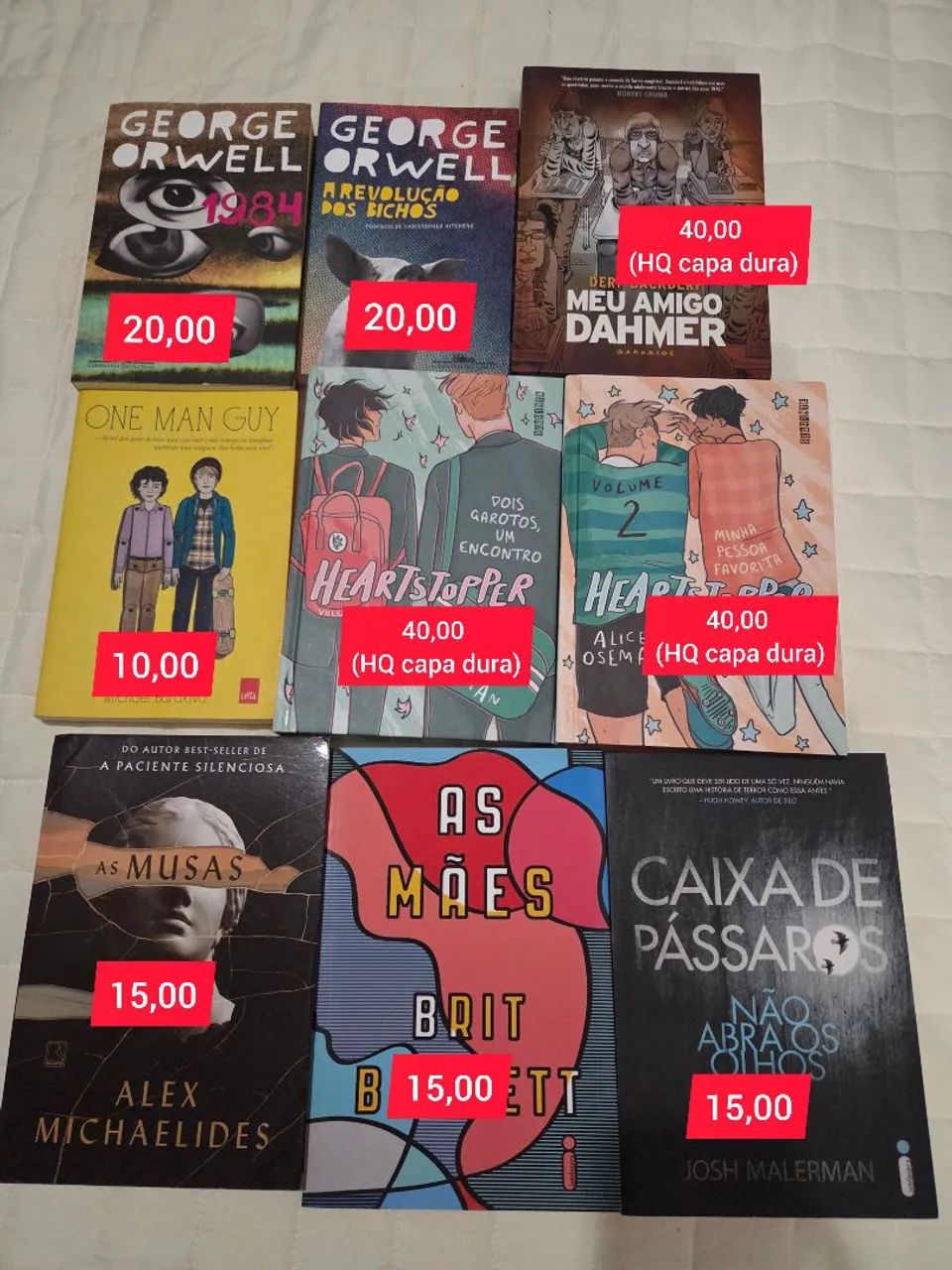 Livros usados e em perfeito estado