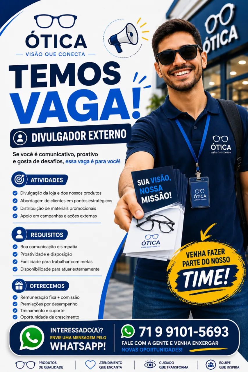 DIVULGADOR PARA ÓTICA 