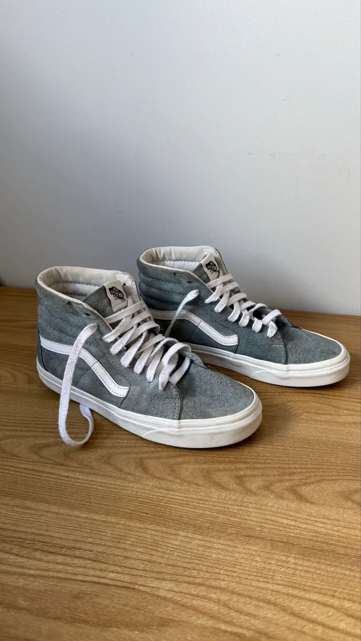 Tênis vans cano alto azul - edição limitada 