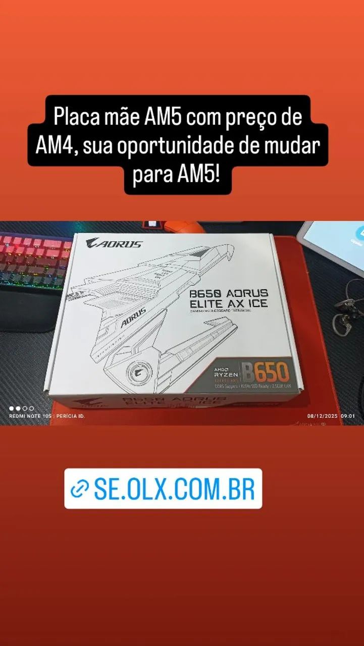 Placa mãe Aorus Elite AX ICE  - Foto 4