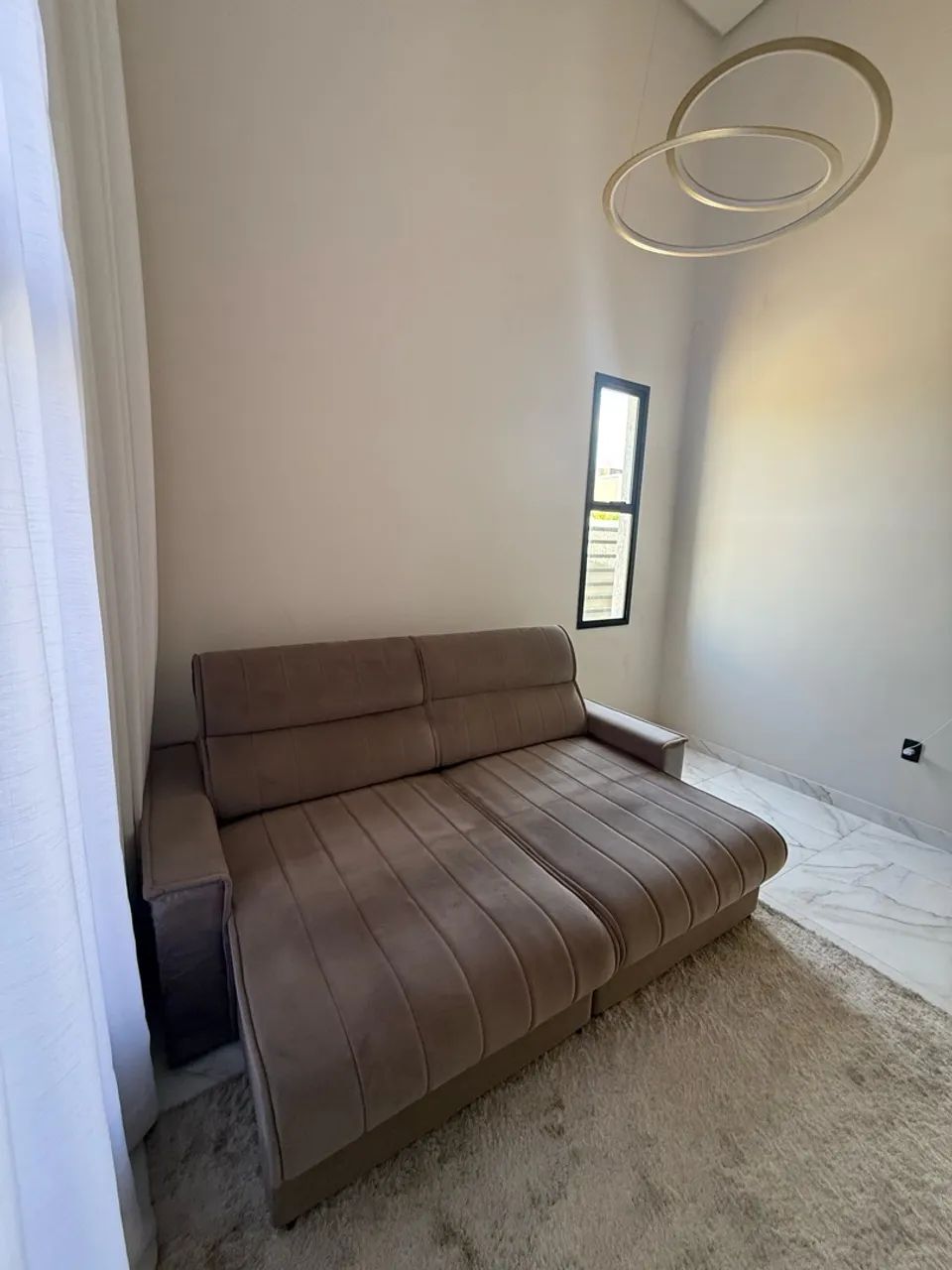 Sofá Sensazione 2,40m - na cor Níquel - 6 Meses de Uso - Foto 5