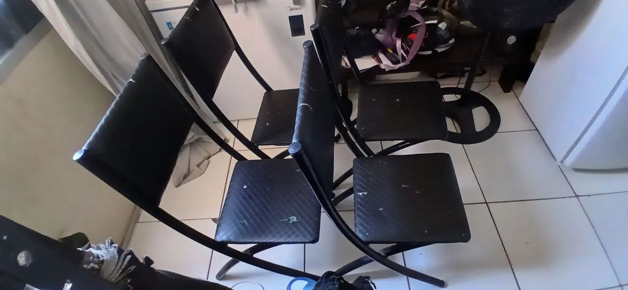 KIT 4 CADEIRAS TUBULAR - Foto 4