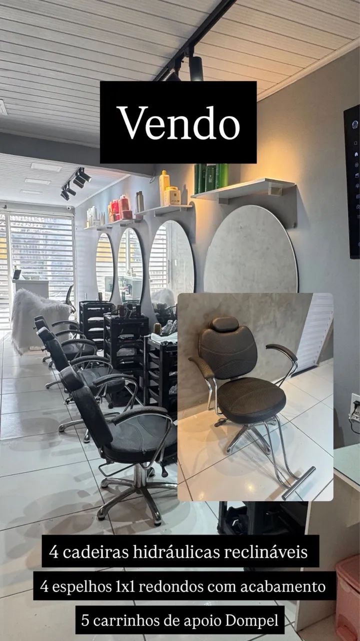 Cadeira Salão e Barbearia