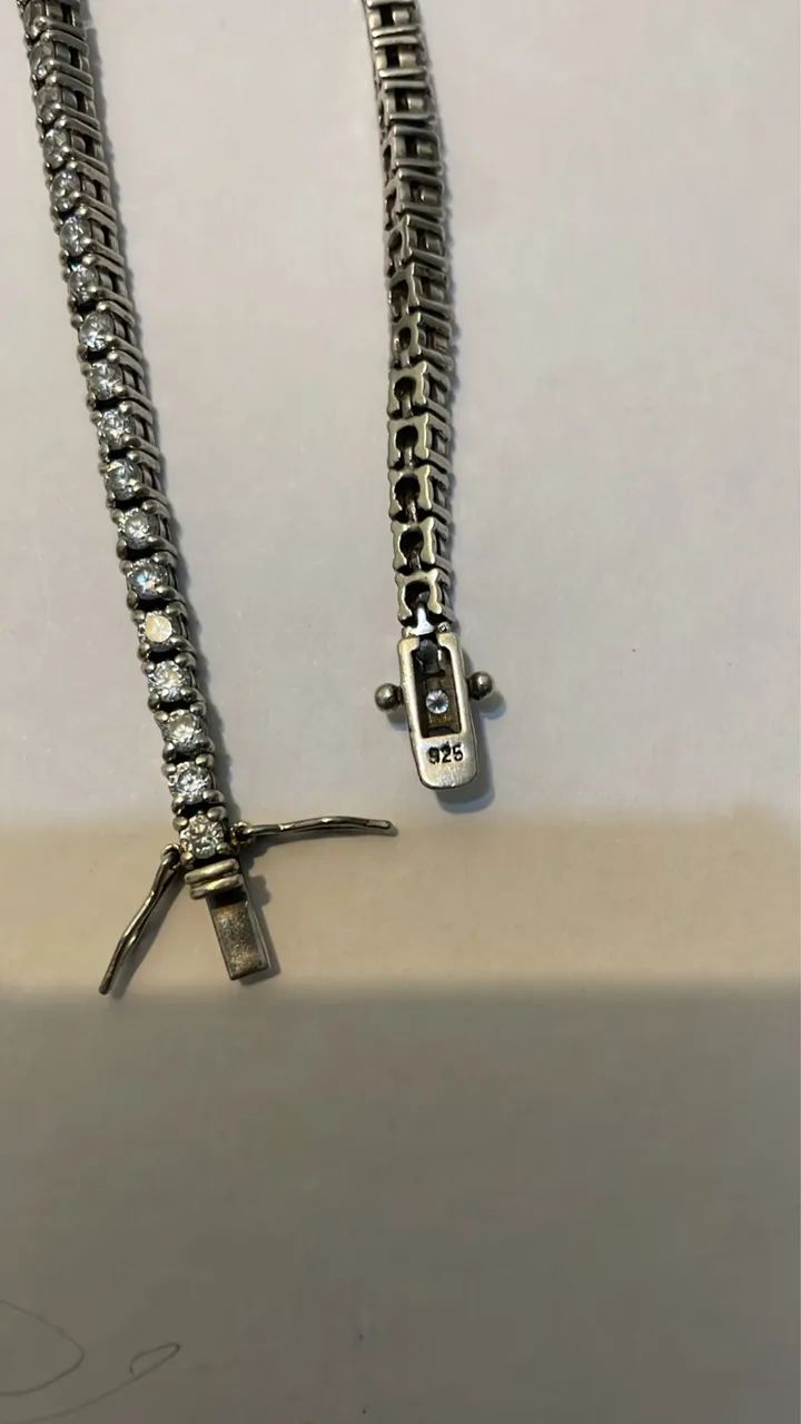 Pulseira prata 900 c  nova linda - Foto 2