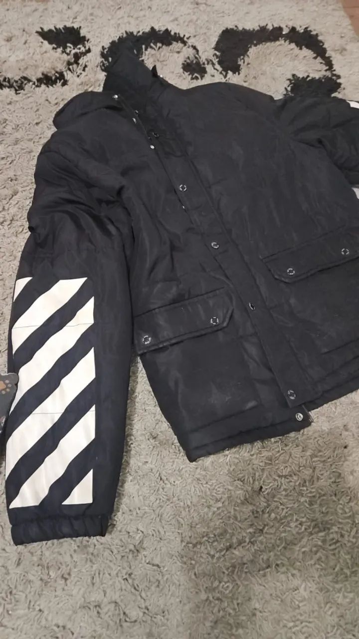 jaqueta bomber off white original - Foto 3