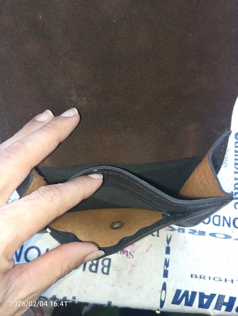 Bolsa de couro  - Foto 4