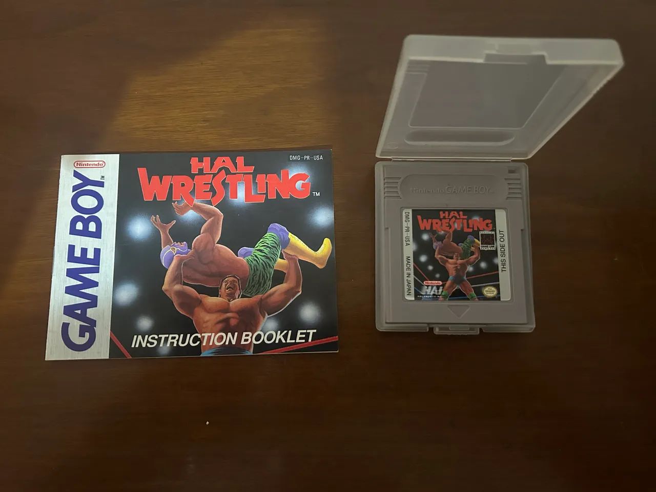 Hal Wrestling Game Boy com manual 