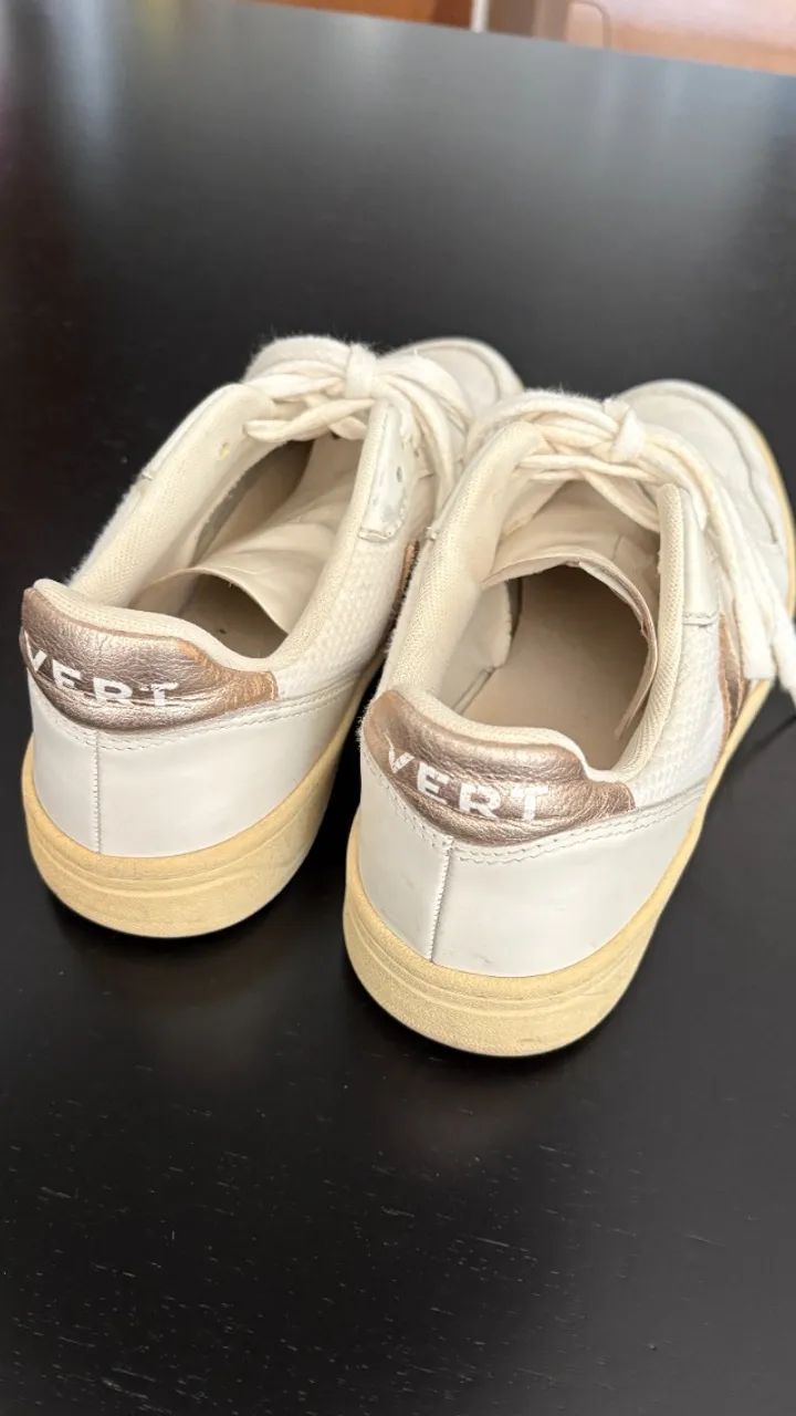 Tênis VERT Feminino Campo Chromefree Dourado  - Foto 5